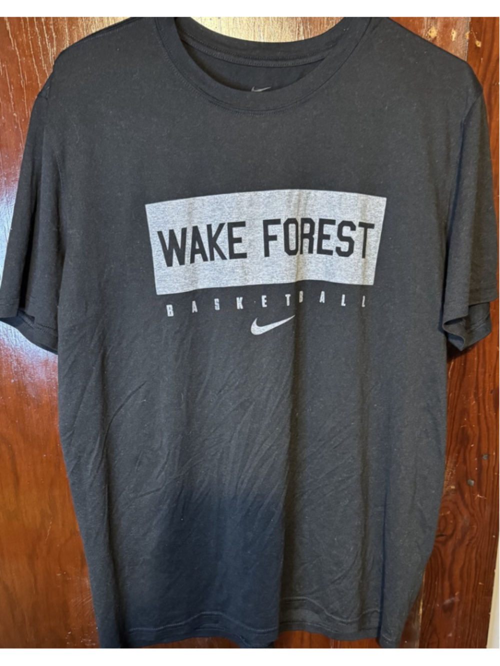 Wake Forest Demon Deacons Nike T-Shirt Sz L Black ACC